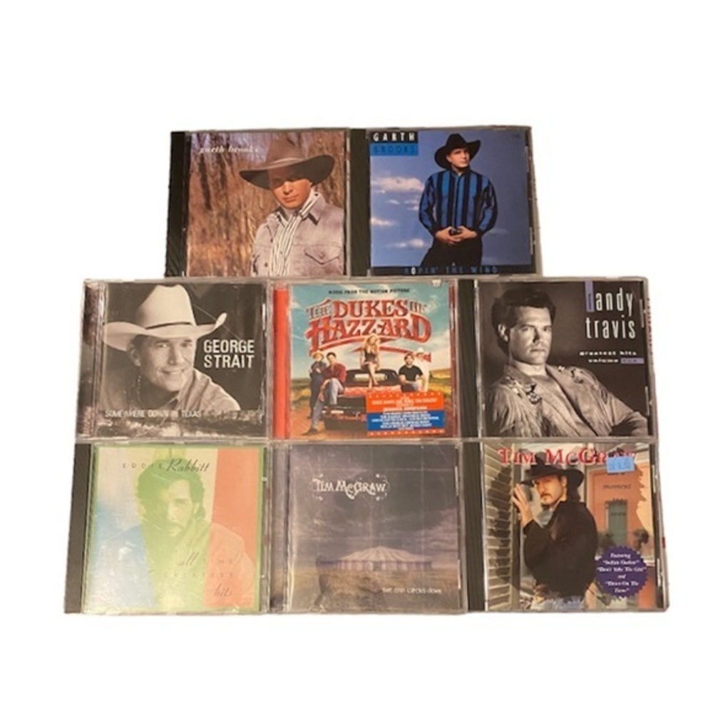 Country CDs Garth Brooks Randy Travis George Straight Tim McGraw Jessica Simpson